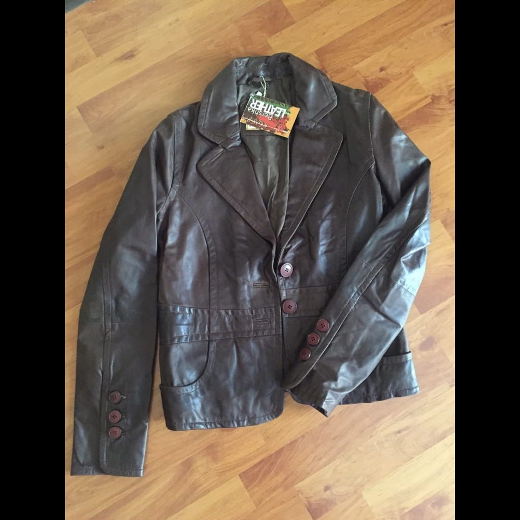 Brand new with tags Bershka leather jacket