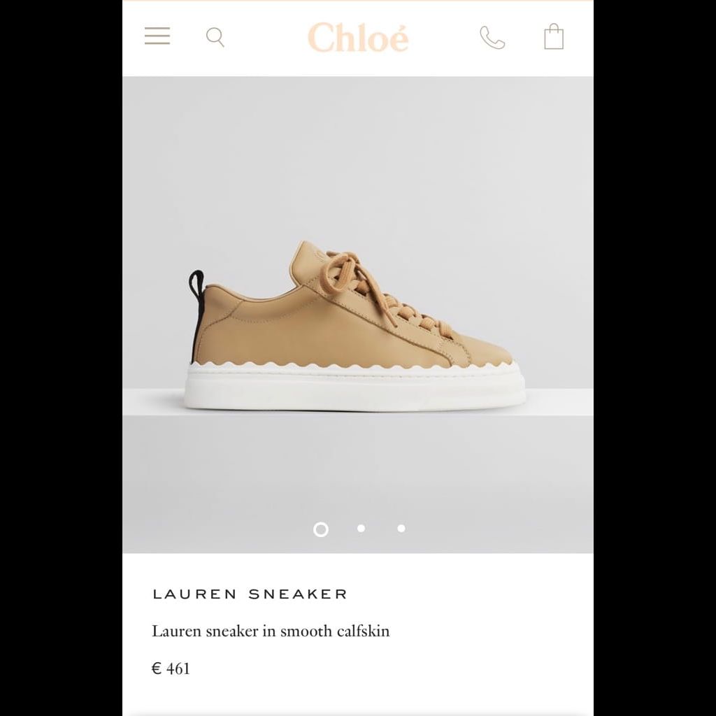 Chloé Lauren Sneakers size 40