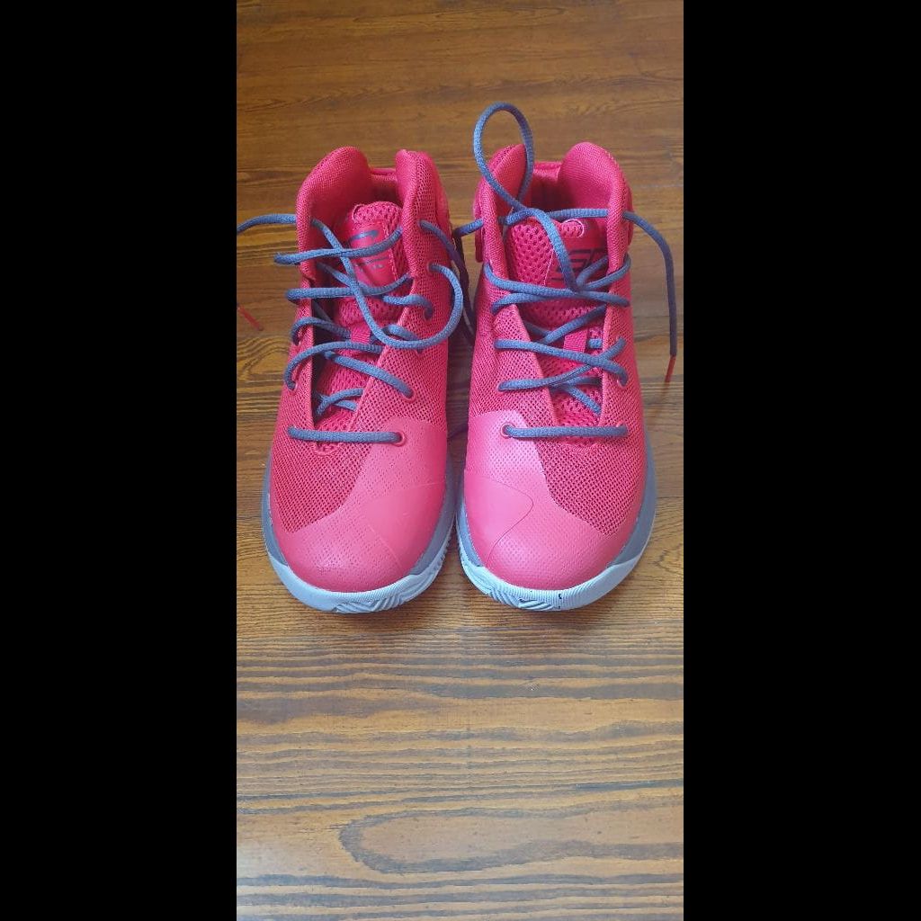 Under Armor red shoes
