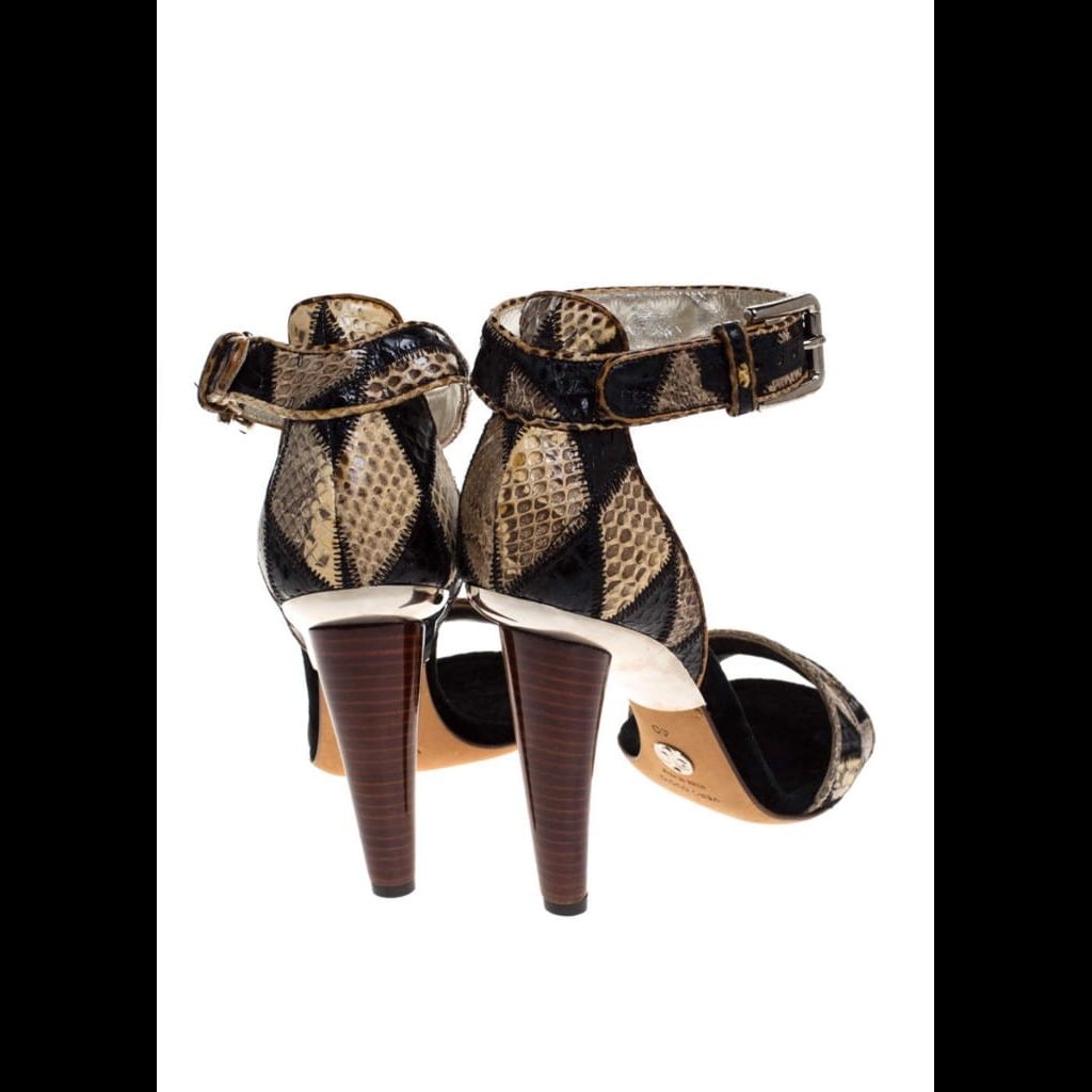 Dolce and gabbana snakeskin heels