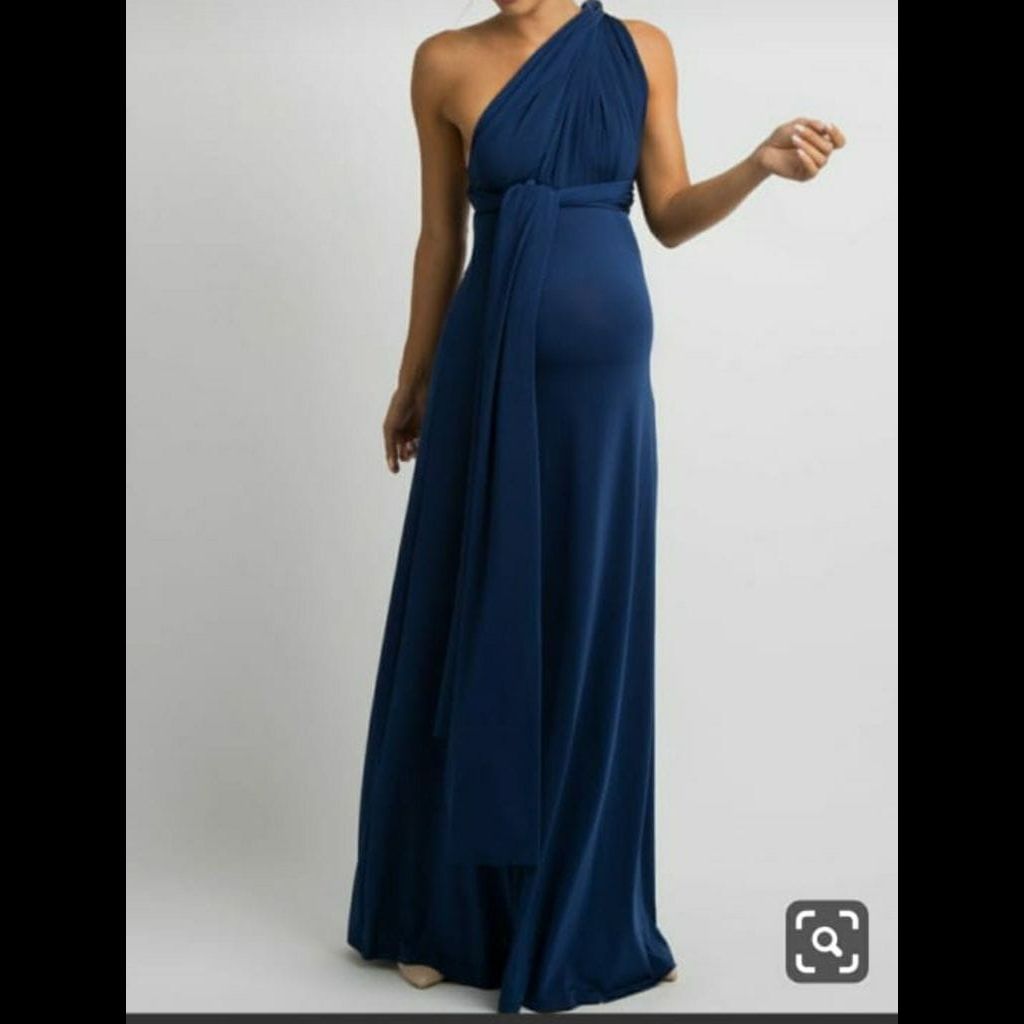 Pregnancy soiree dress. Custom made.
