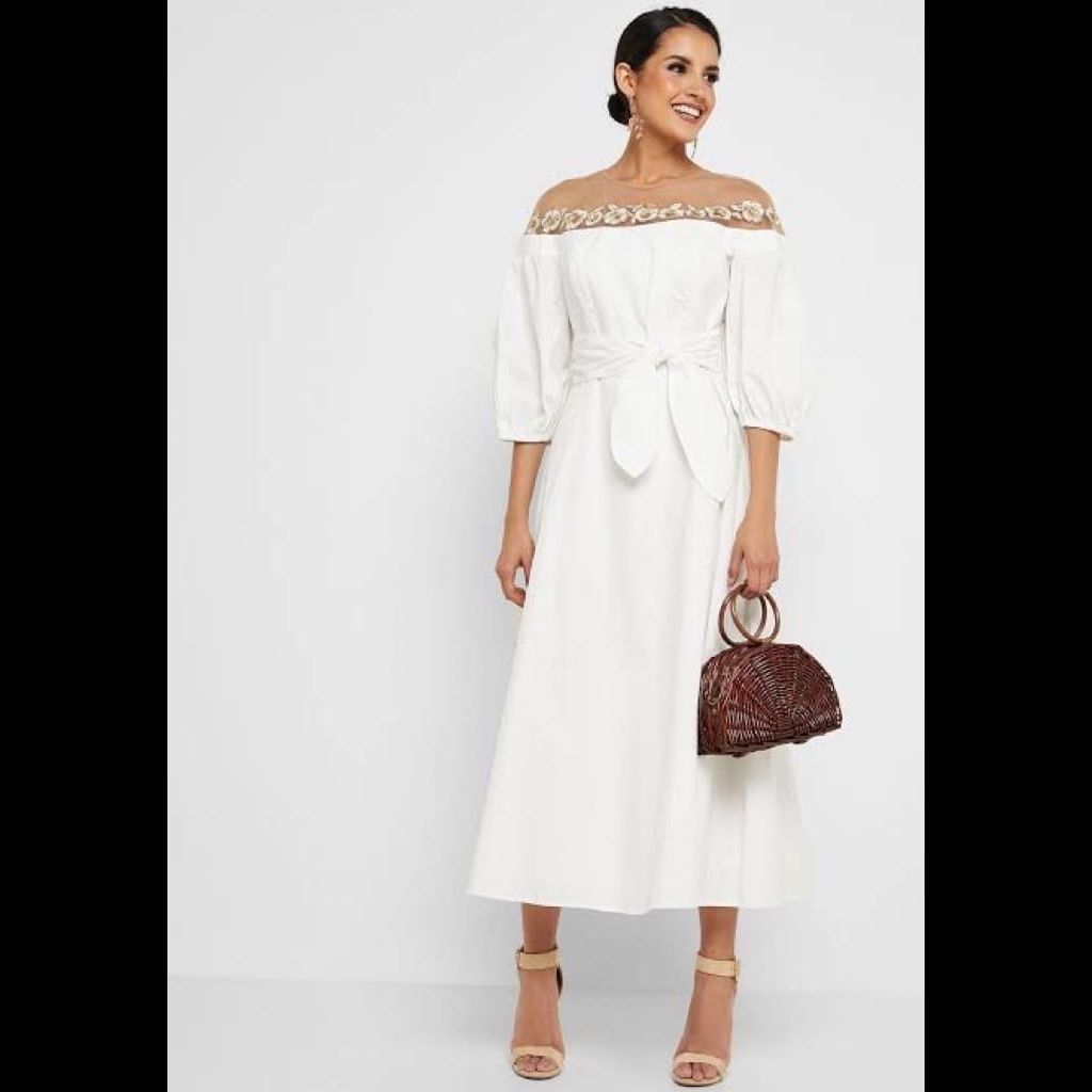 Femi9  white dress