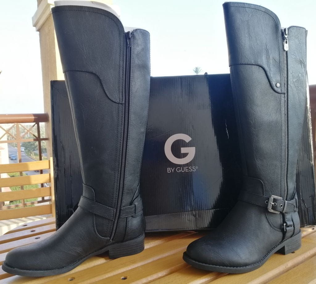 Guess black boots size 37