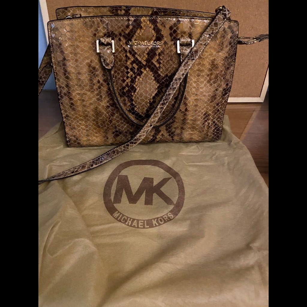 Mk snake leather