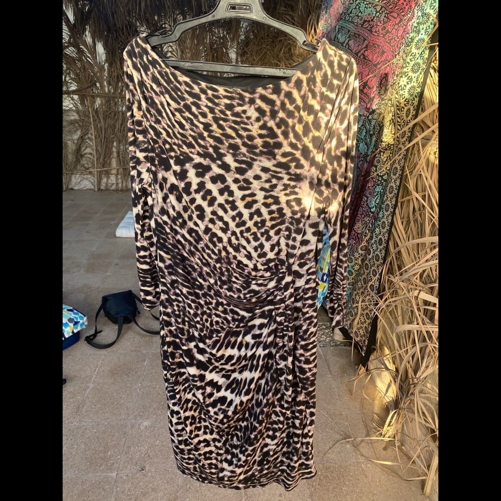 Coast leopard print dress