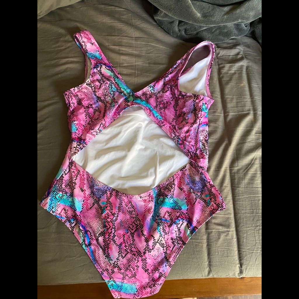 Asos design cut out back swimsuit