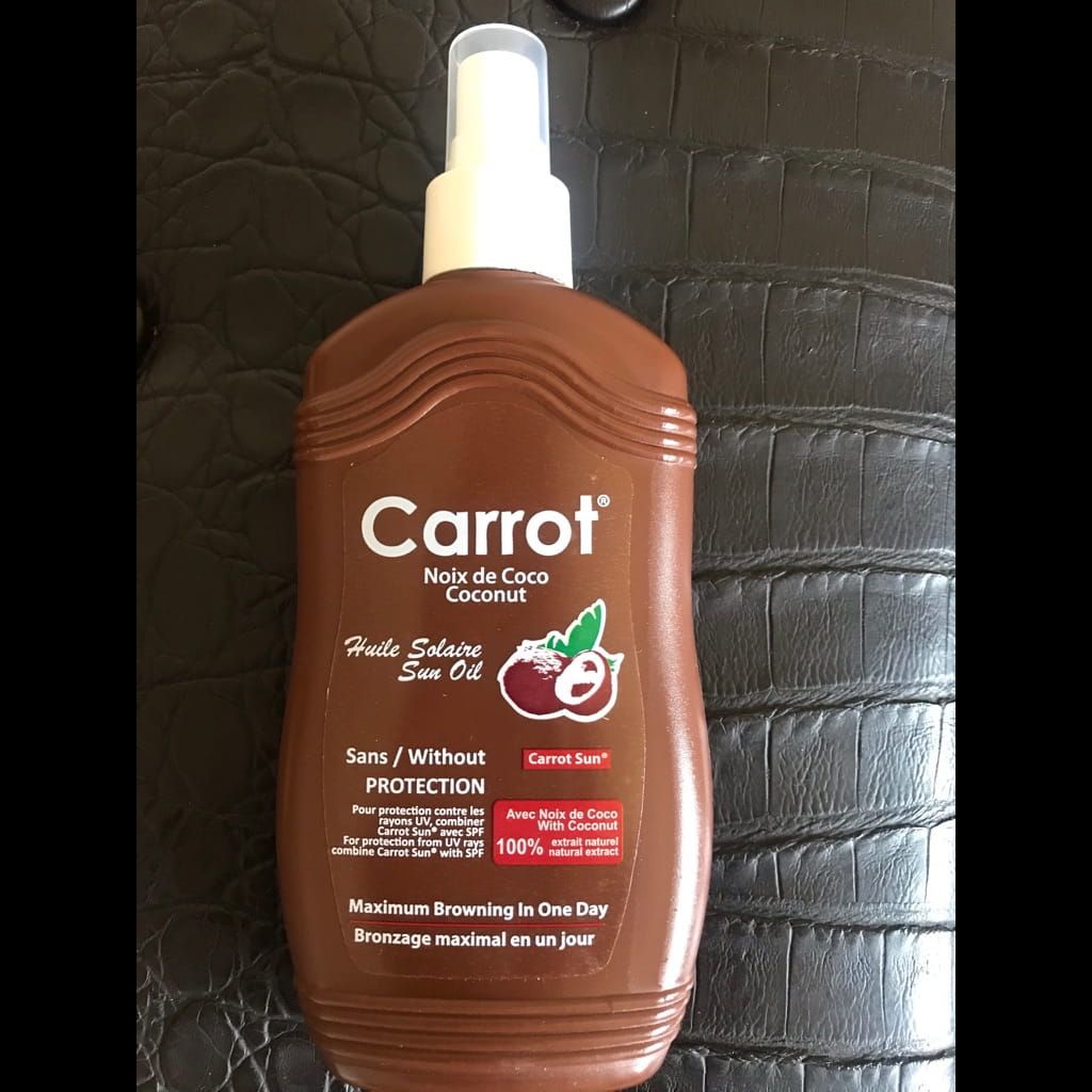 Carrot Tanning Oil Coconut