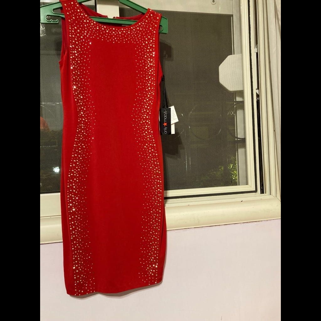 Calvin Klein red dress new