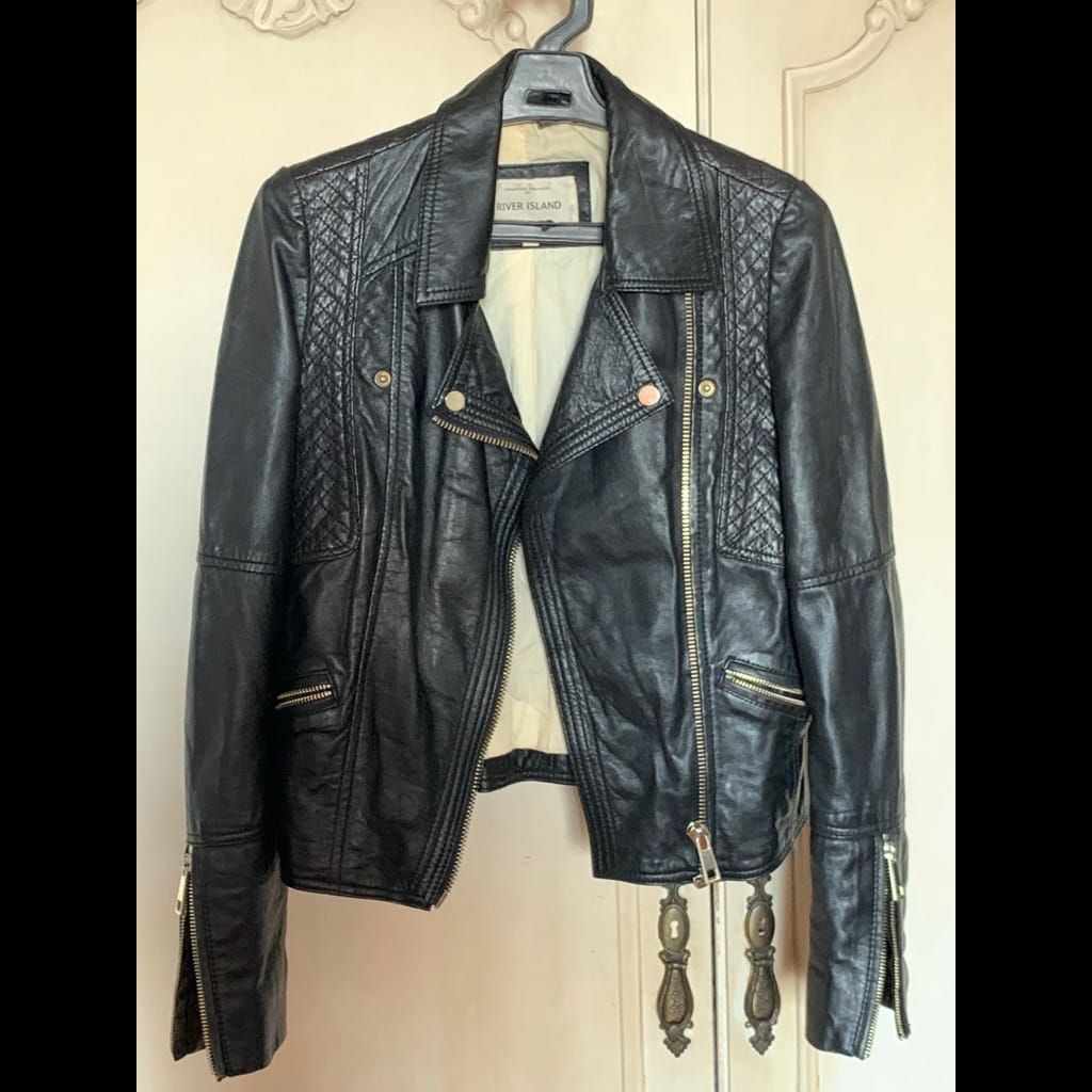 River Island genuine leather jacket