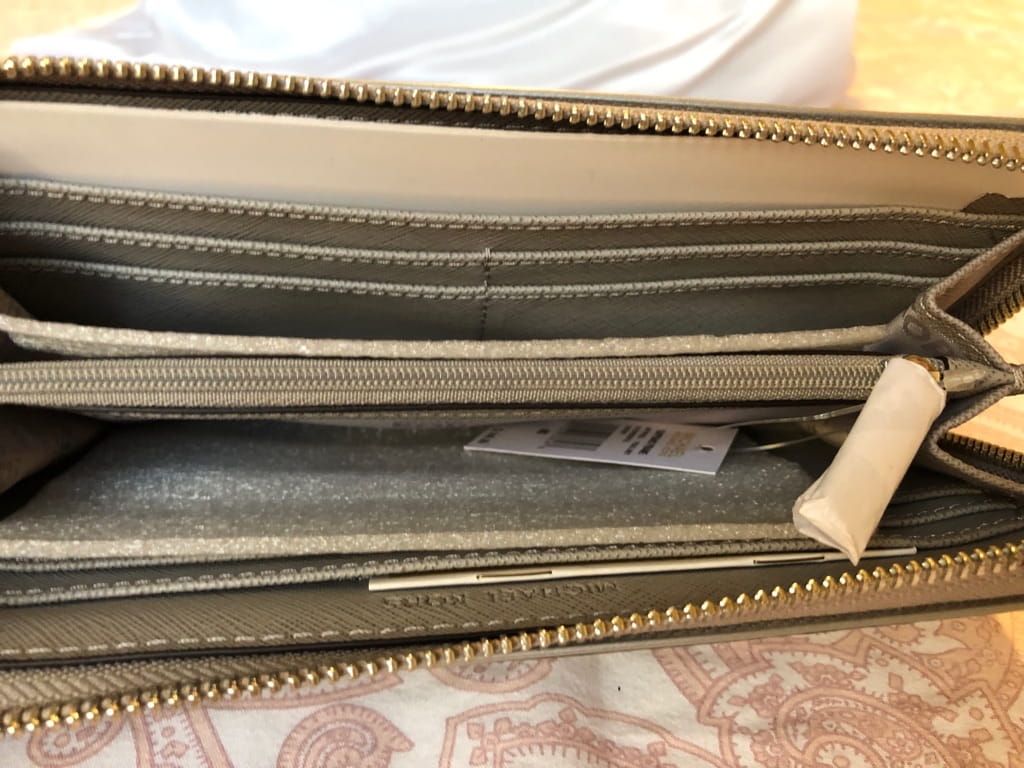 Gray Michael Kors wallet