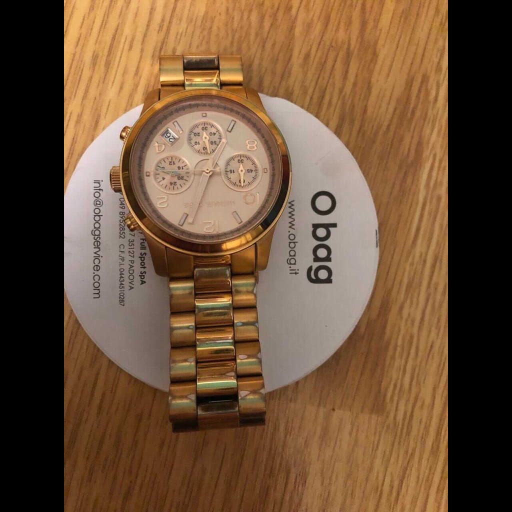 Rose Gold MK Watch
