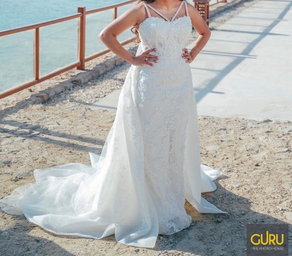 Iman Saab wedding dress