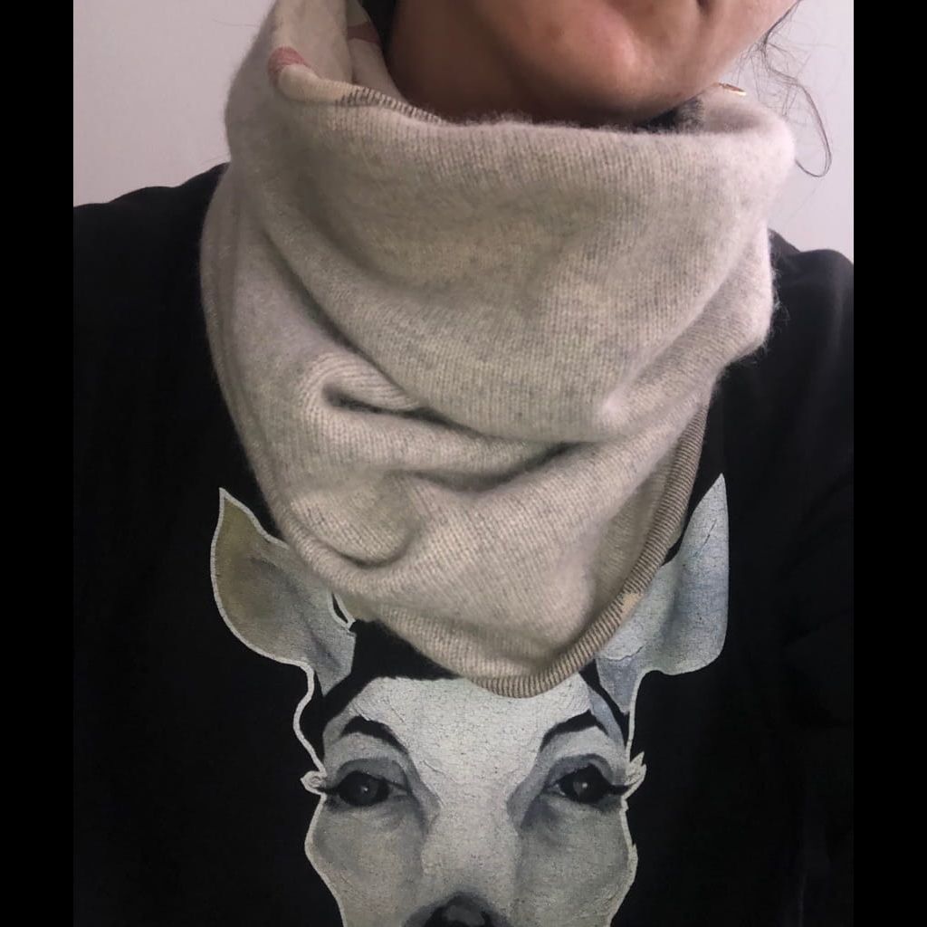 Grey Cashmere Burberry scarf