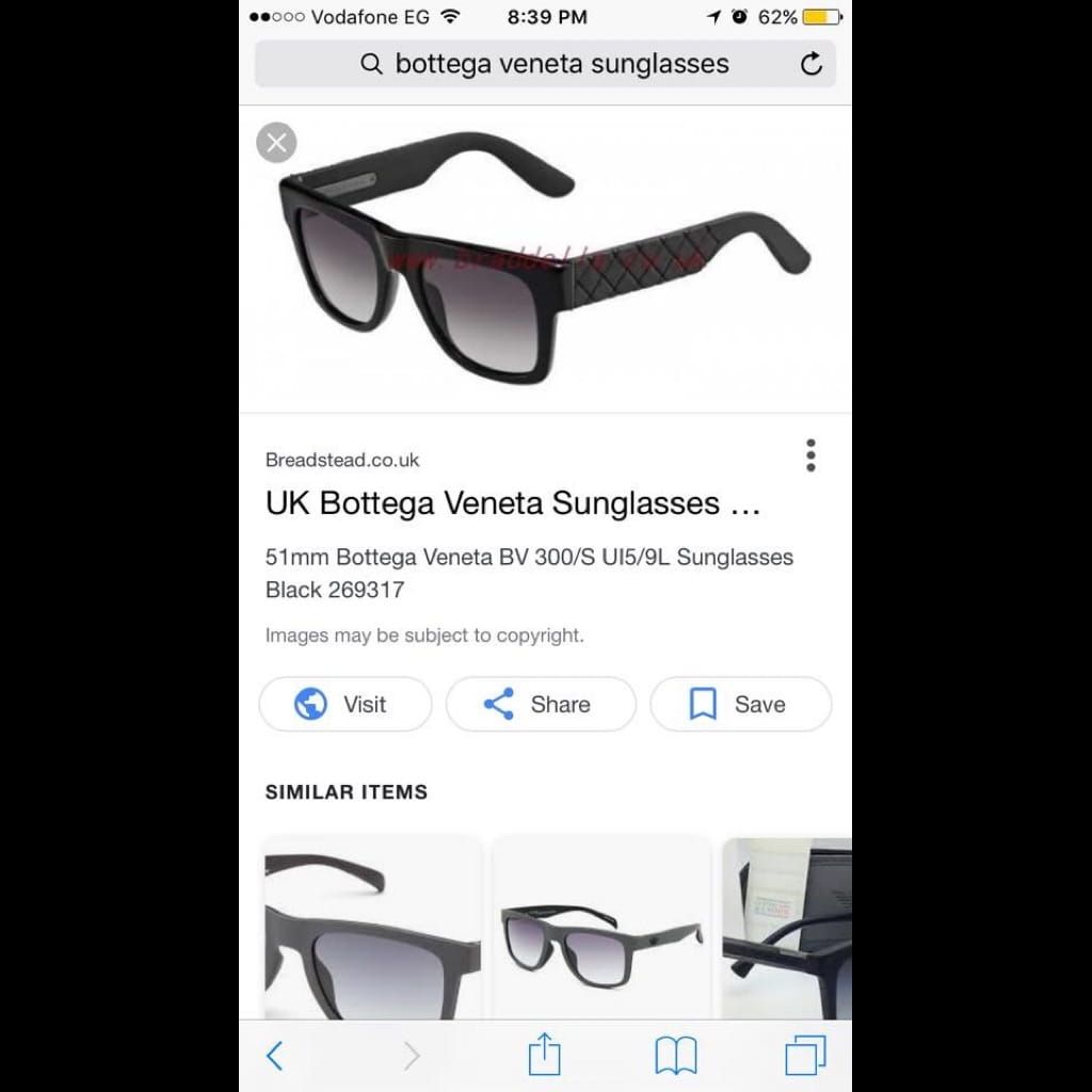 Bottega sunglasses worn once