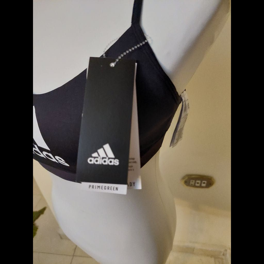 Adidas black sport bra