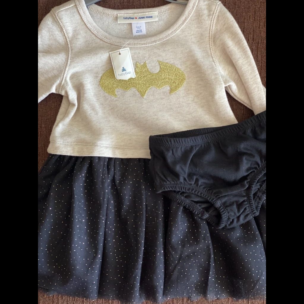 BabyGap Batman dress with panties