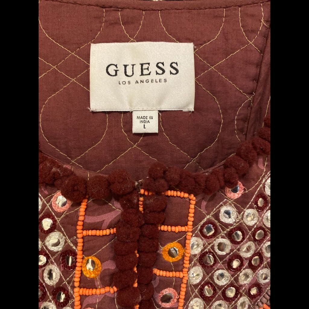 Guess embroided handmade jacket