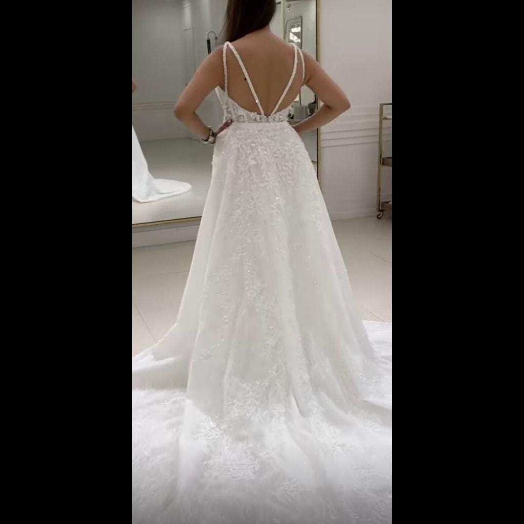 Iman Saab wedding dress