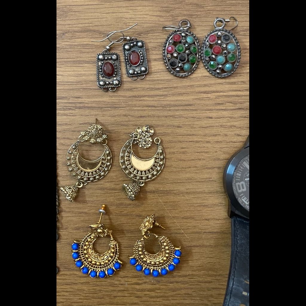 5 Indian earrings