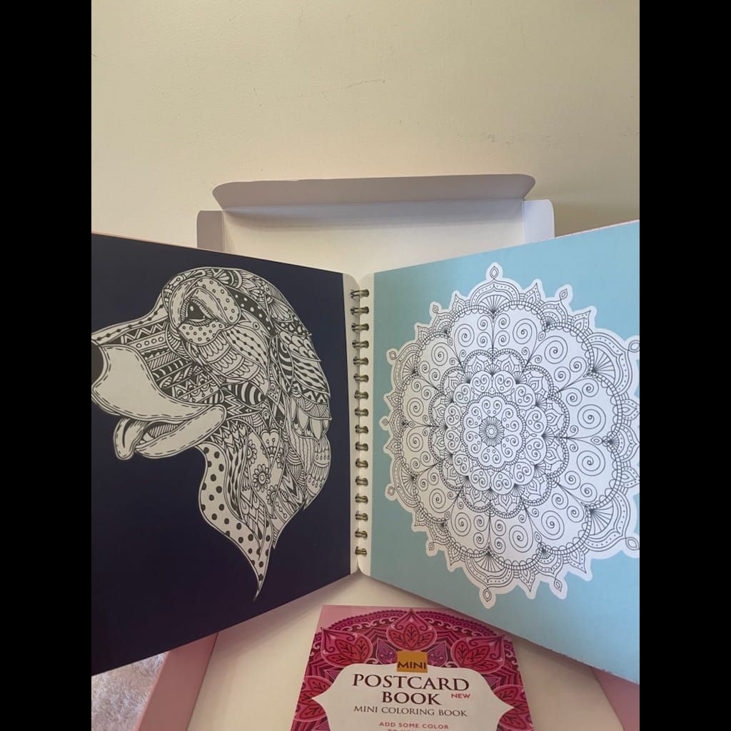 Mandala coloring box