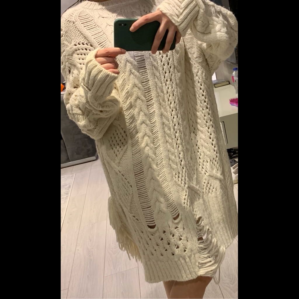 Zara knit oversized dress