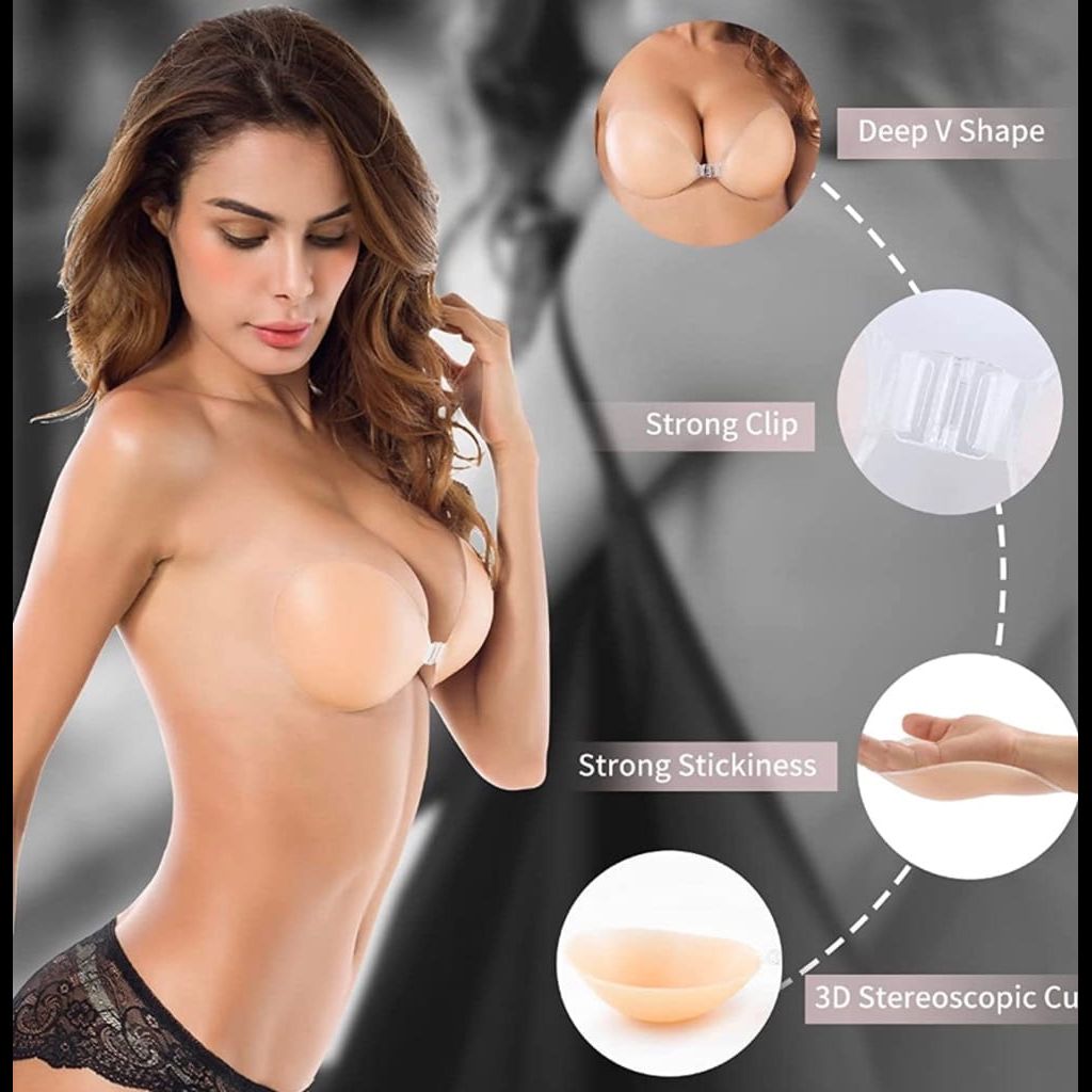 Silicone bra+ gift from USA
