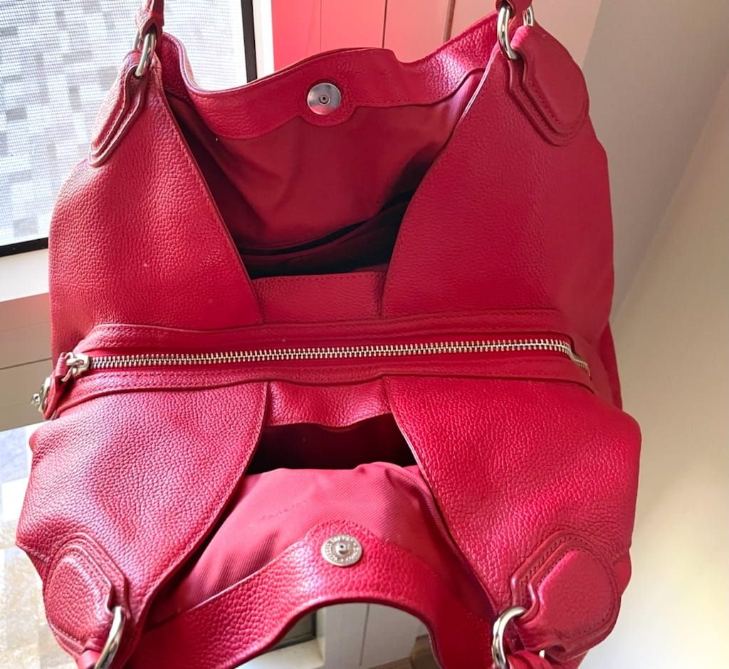 Coach Edie Shoulder bag - bright red - excellent condition