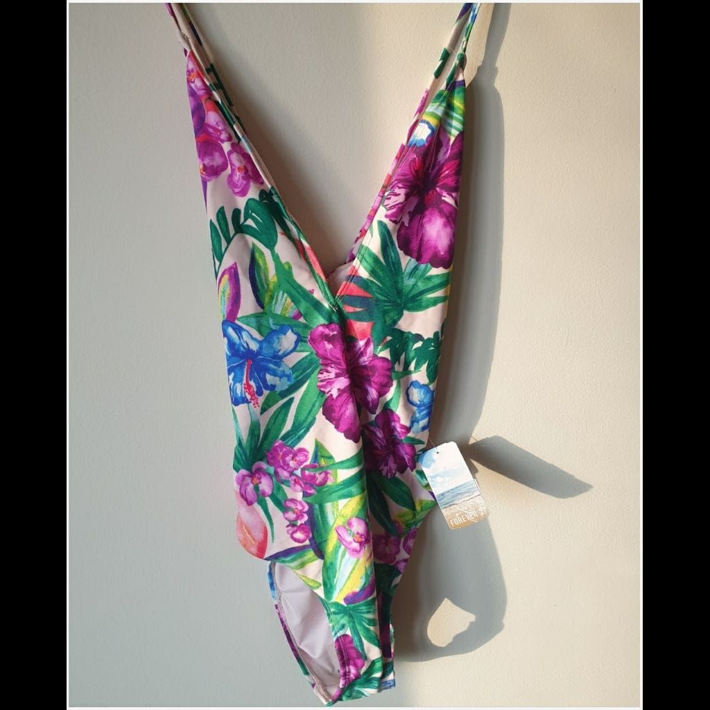 Brand New Floral Swimsuit size L