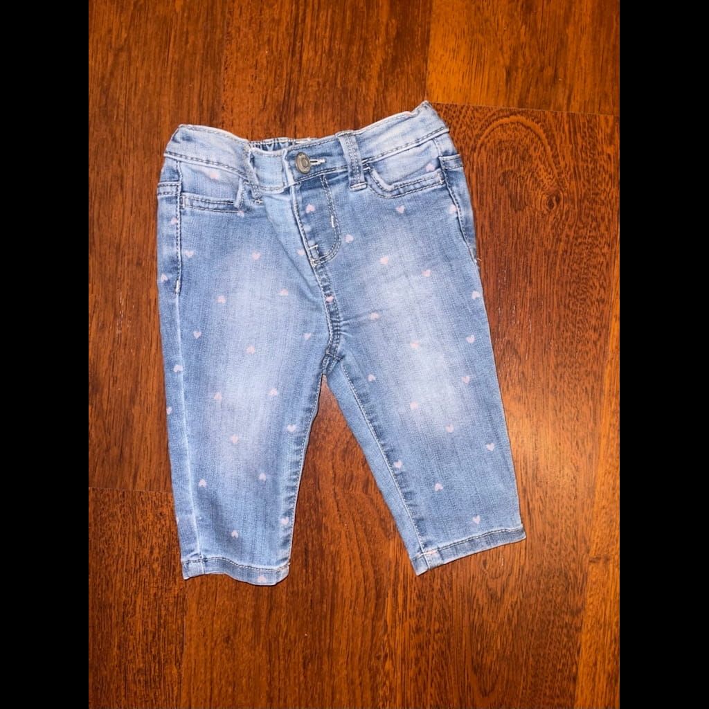 Carter’s denim jeans size  6  months