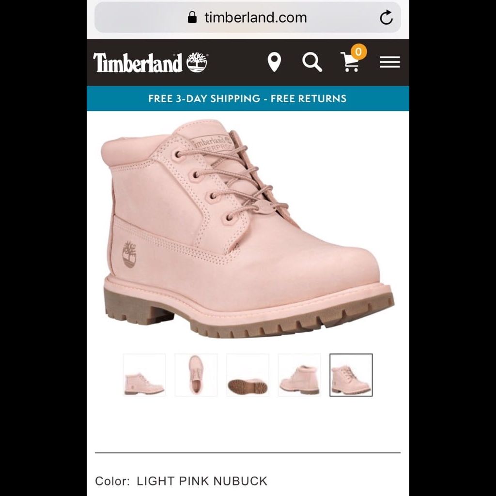 Timberland Rose gold ankle boots