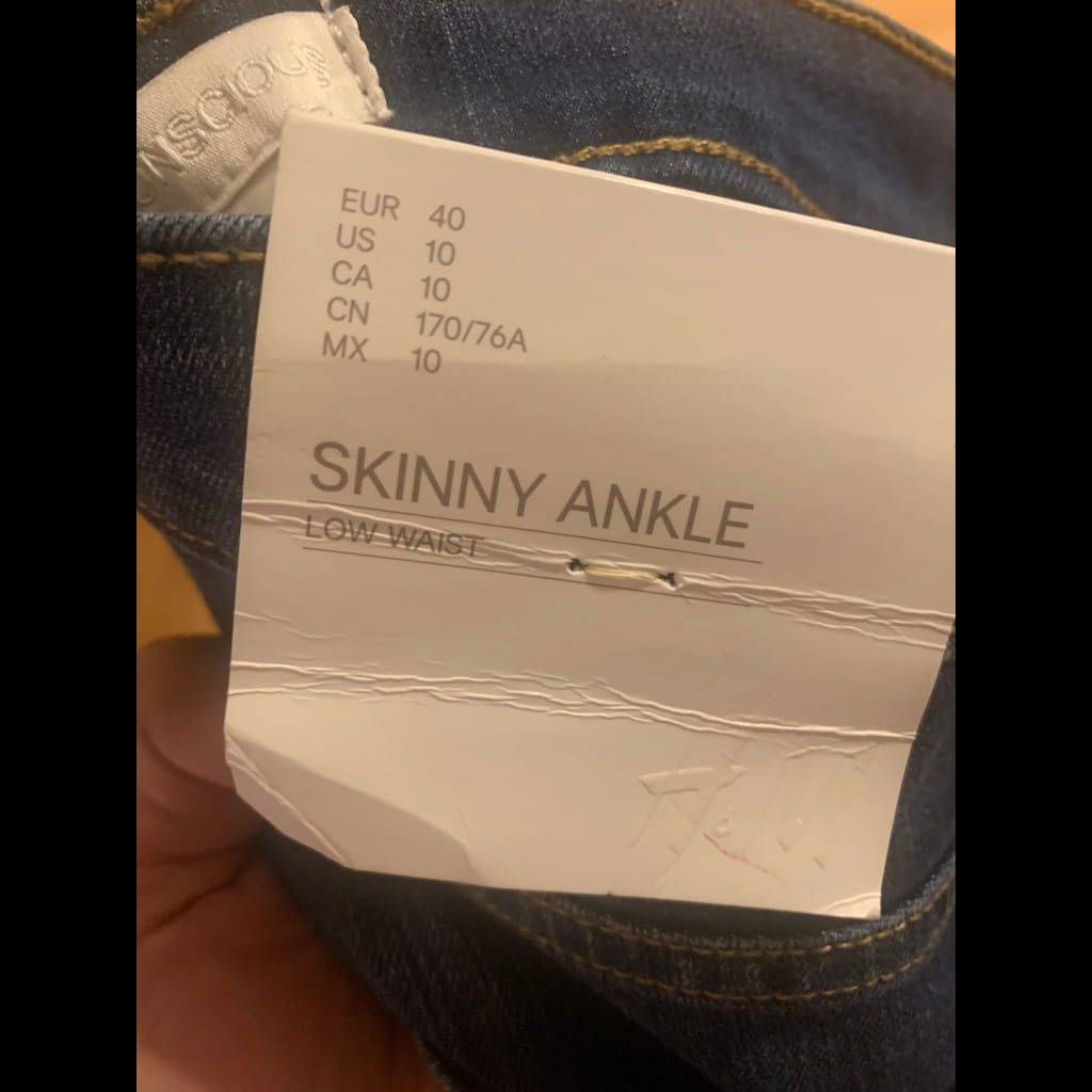 New jeans skinny ankle