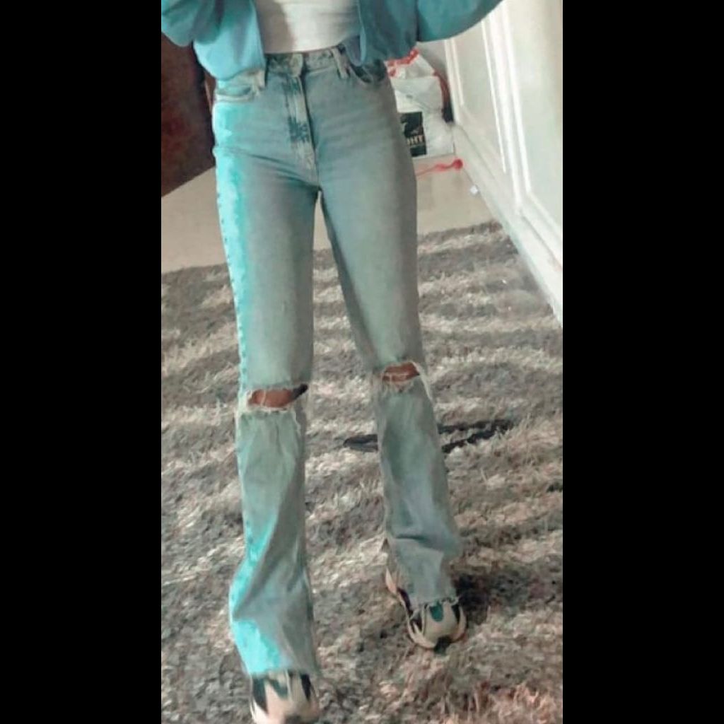 Zara straight leg jeans