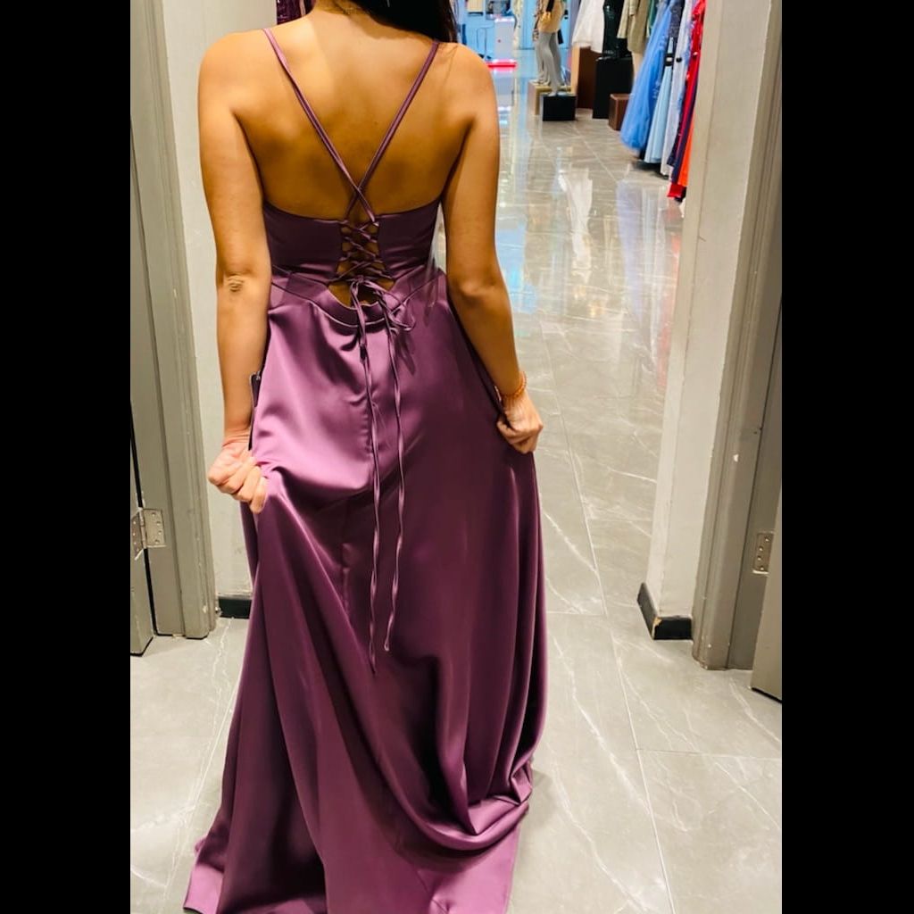 Purple Soiree Dress