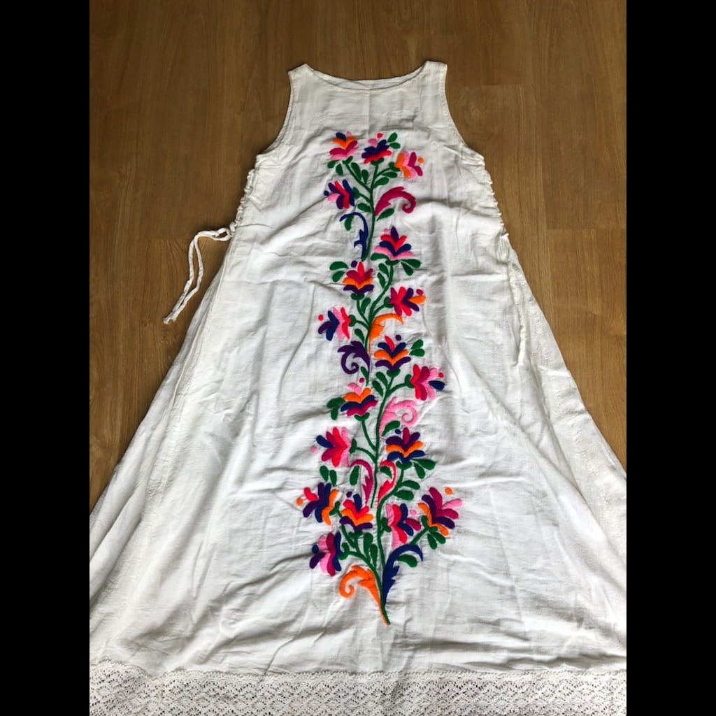Handmade Embroidery Dress from Thailand
