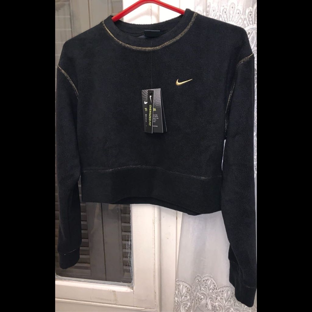 Nike Cropped Fleece Sweatshirt