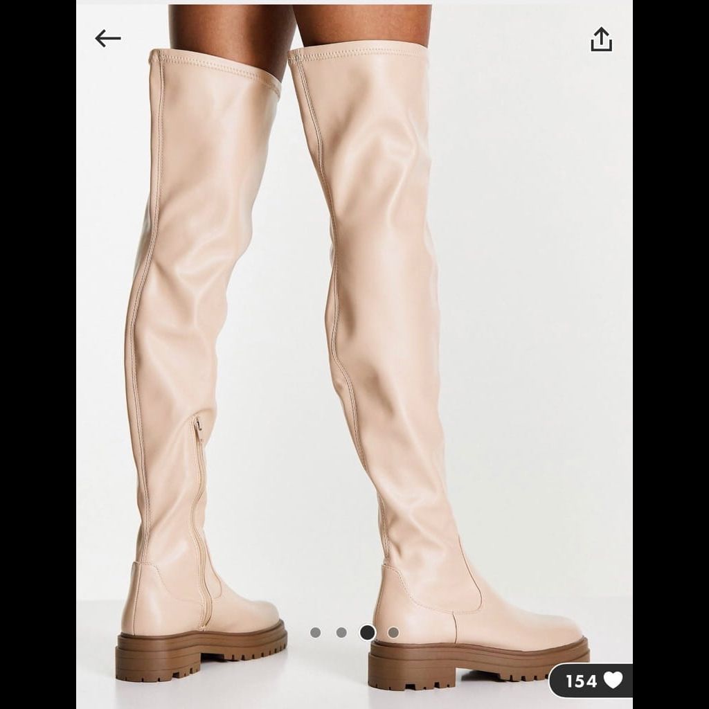Over the knee stretch boots from ASOS