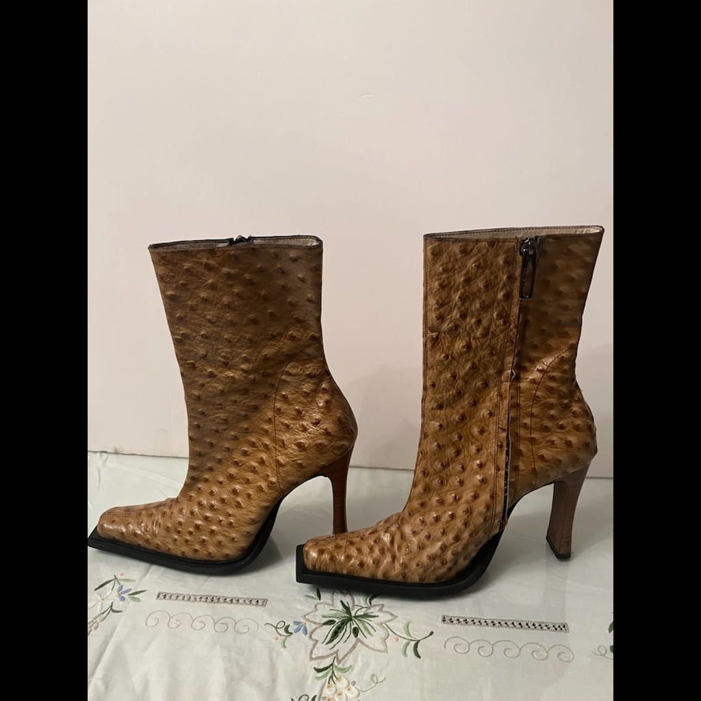 Leather vintage boots