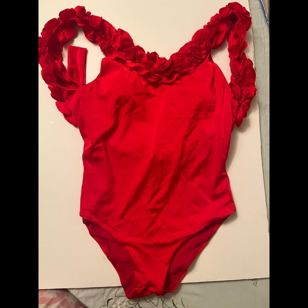 New hot red swimsuit