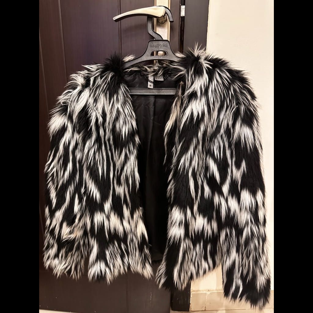 H&M faux fur jacket