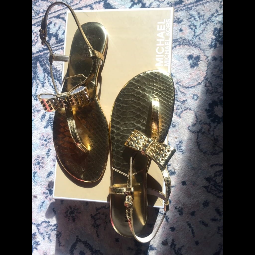 New Mk sandals new bought from abroad