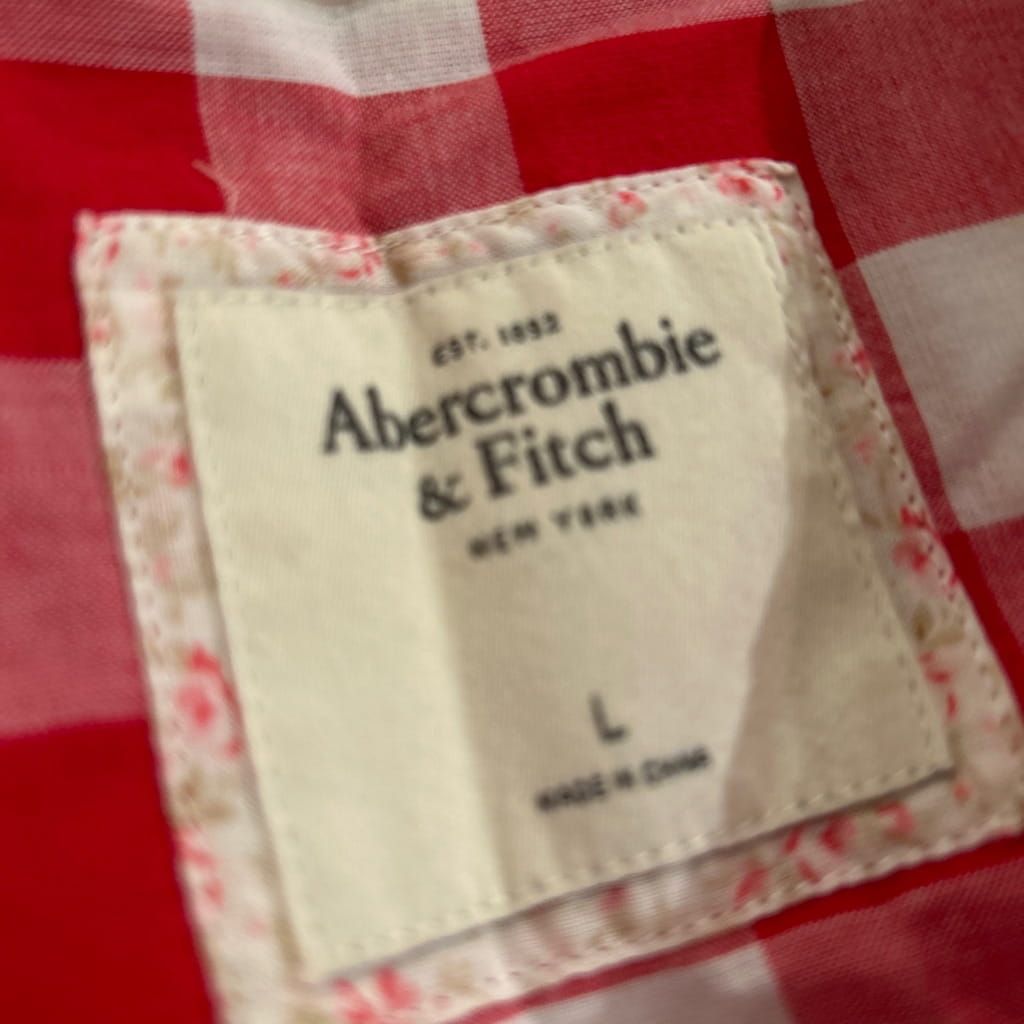 Abercrombie & Fitch plaid women shirt