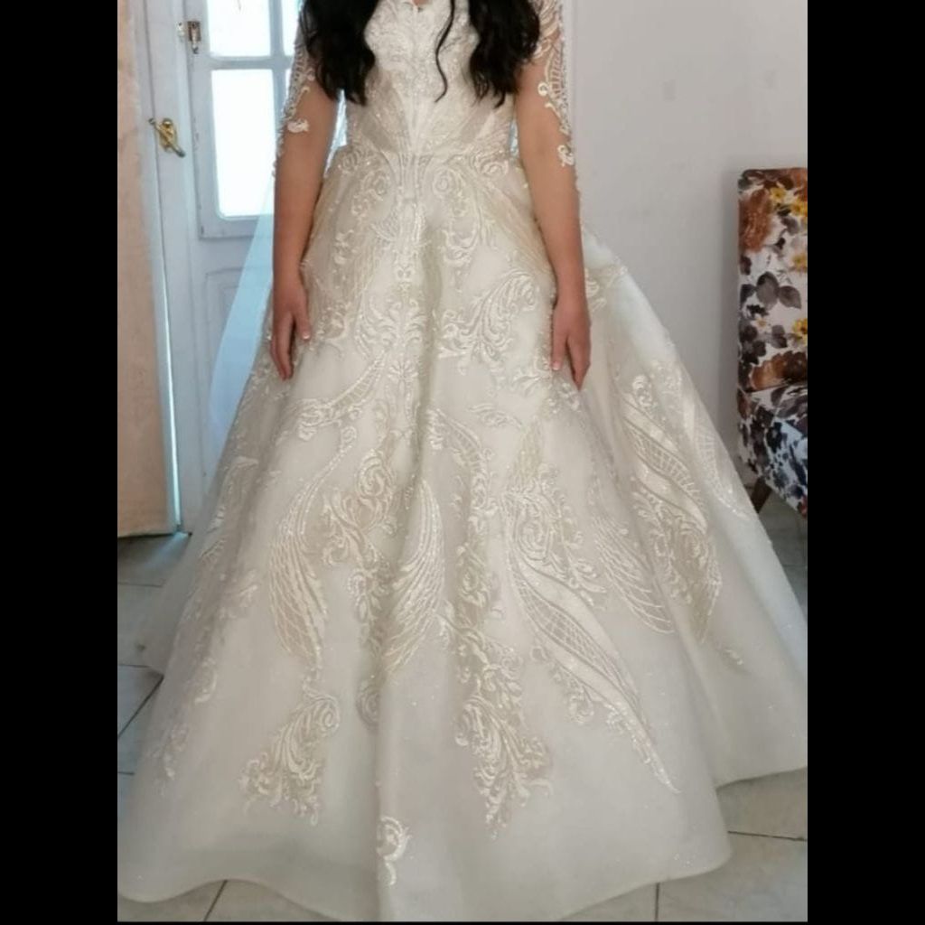 Handmade wedding dress