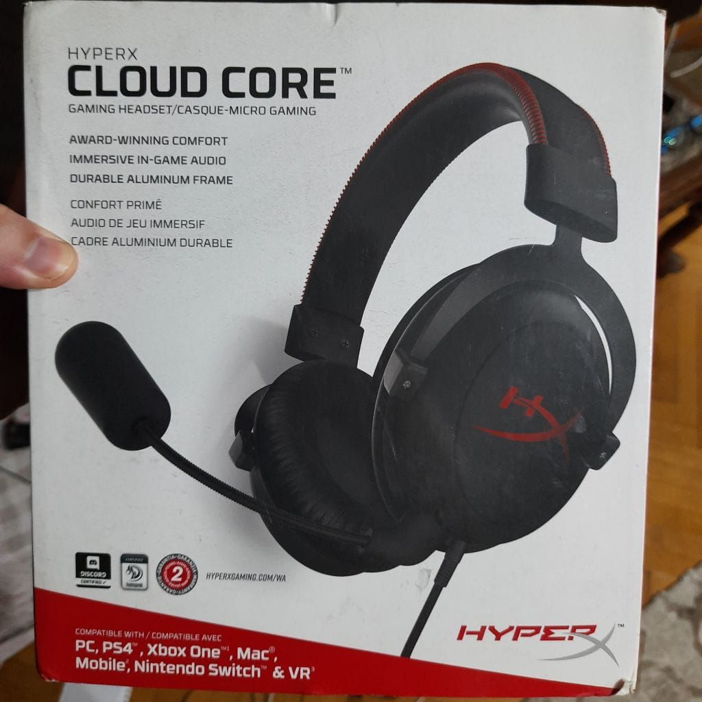 hyperx cloud core headset headphone