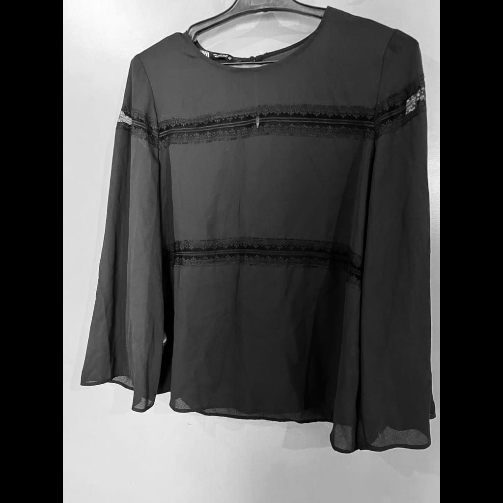 Black blouse zara original