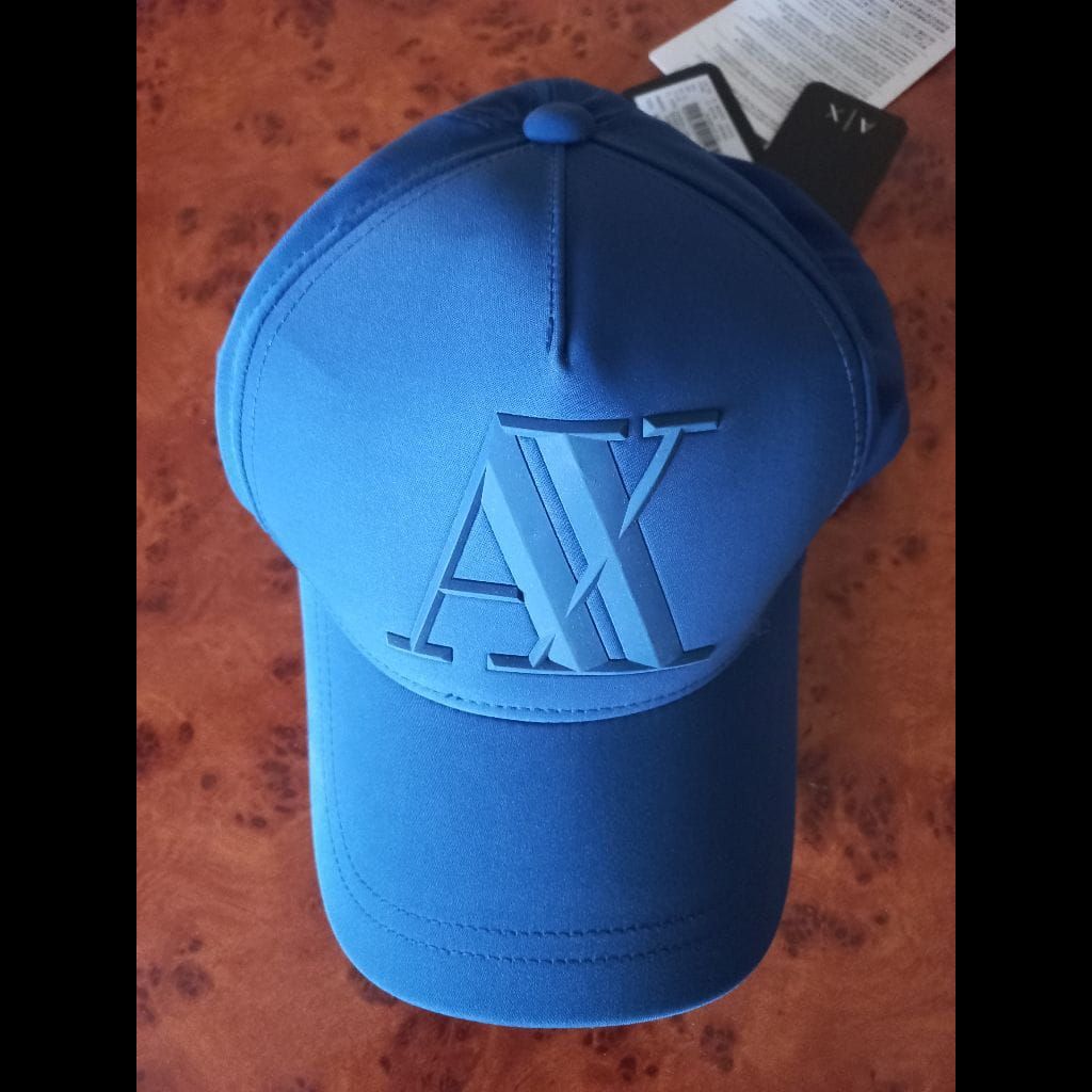 A|X ARMANI EXCHANGE 3D Rubber AX Logo Hat (Authentic with Tags)