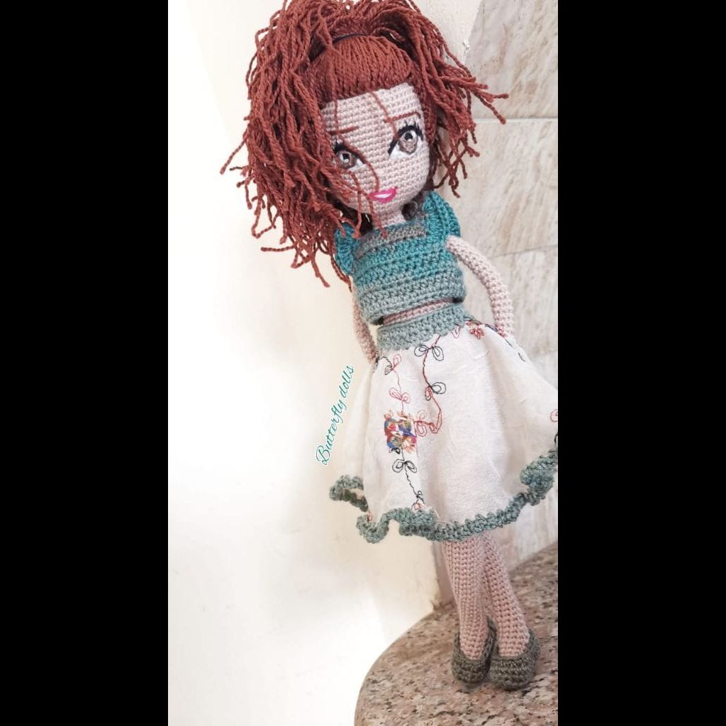 Butterfly Amigurumi doll