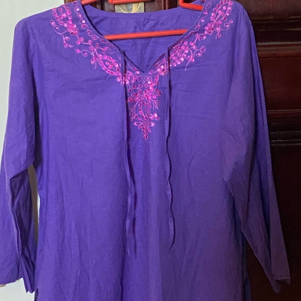 Purple blouse from india