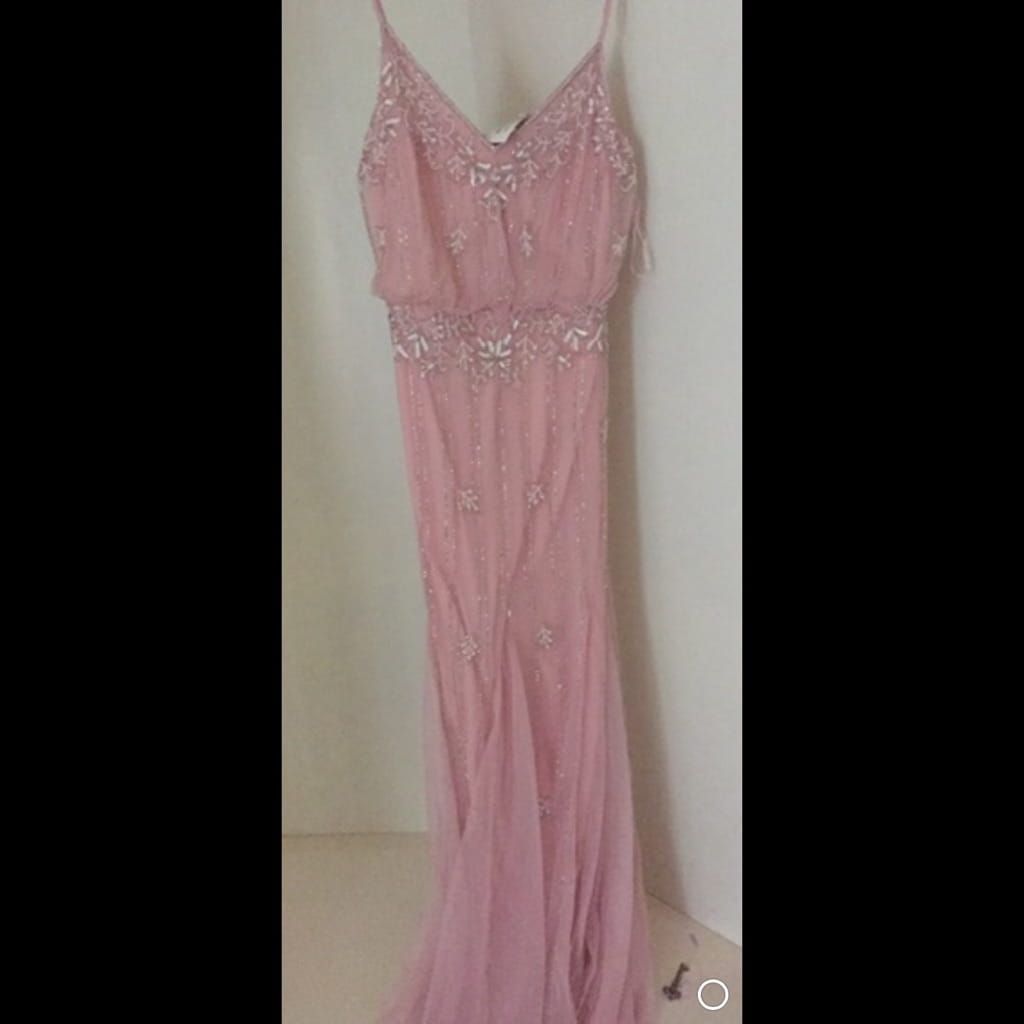 Embroidered gown size 18 UK