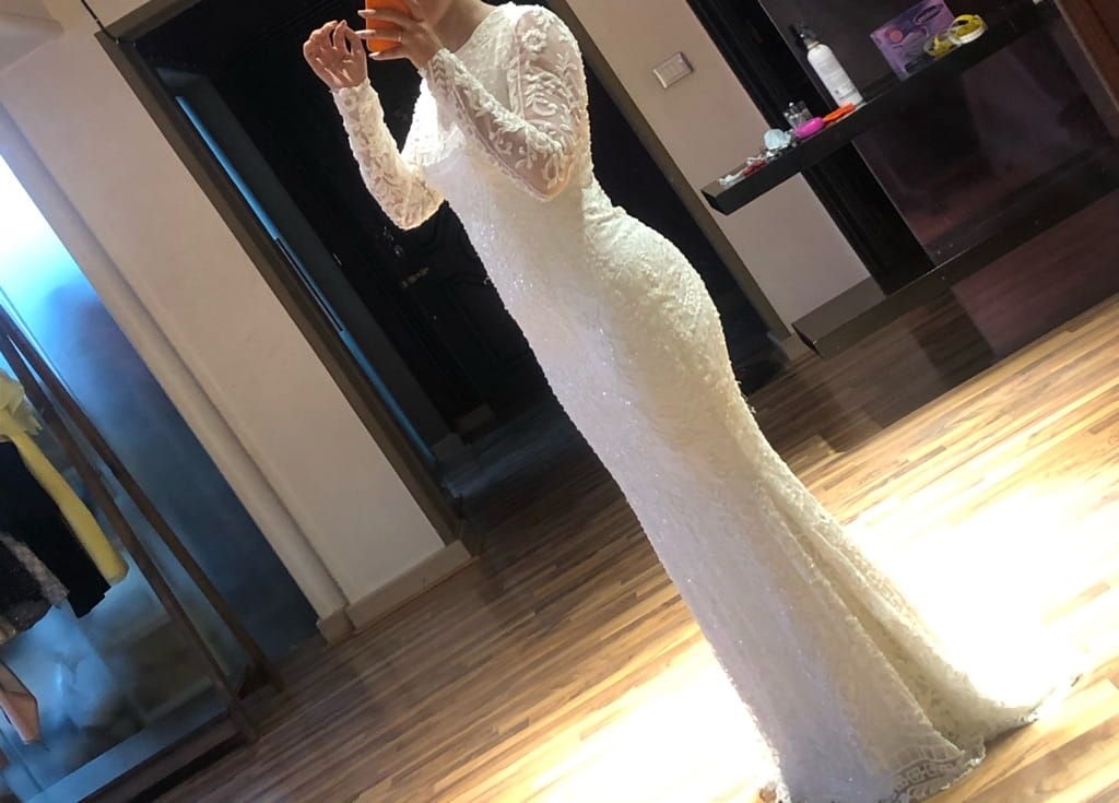 Bridal dress.