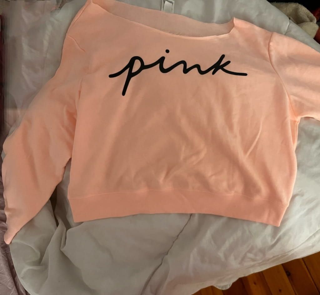 Victoria’s secret pink sweatshirt